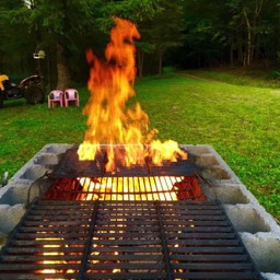 Farm View Ranch barbecuing and fire pits.